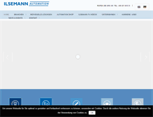 Tablet Screenshot of ilsemann-automation.com